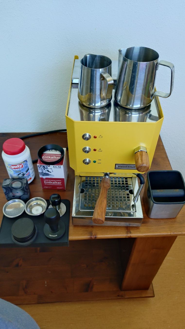 Profitec Kaffeemaschinen & Espressomaschinen: Profitec Go Pro 100 Espressomaschine, gelb, – Gebraucht aus Winterthur von Floecke 3