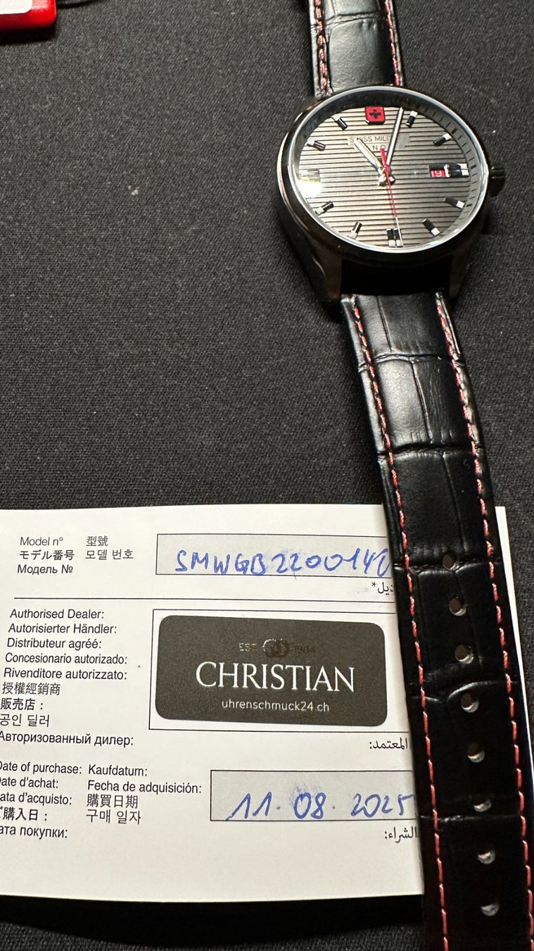 Swiss Military Orologi: Swiss Military Hanowa Roadrunner Grau – Nuovo (secondo la descrizione) da Spiez venduto da Zeitgeist 3