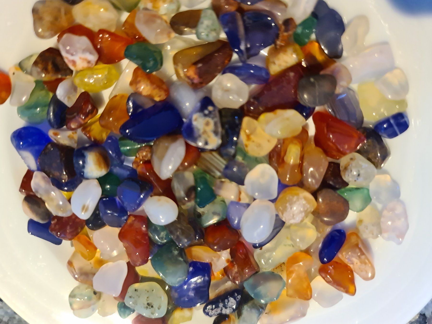 Edelsteine: 100g Natürlichen coloeful agate edelstein – Gebraucht aus Uerkheim von Kaufoption 1
