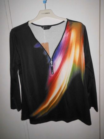 T-shirt noir T. 48