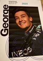 George Russel GB Mercedes Formel1 Handsigniert Rar