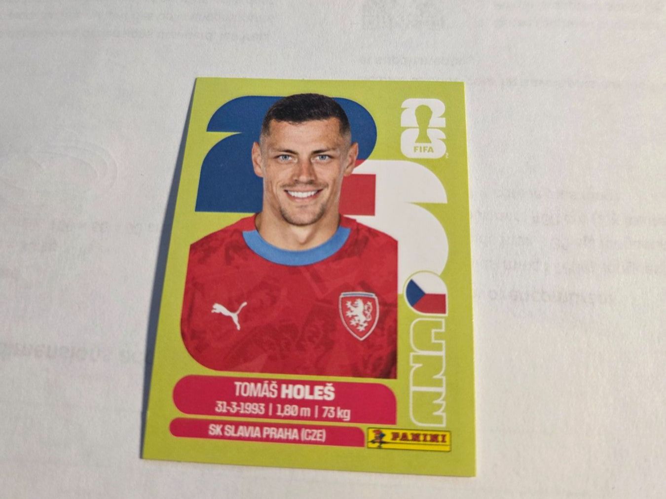 Panini Carte collezionabili: Panini  2026 TOMAS HOLES  CZE 7 – Nuovo (secondo la descrizione) da Grand-Lancy venduto da Seo67