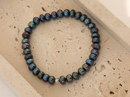 Bracelet made of freshwaterpearls / Süsswasserperlen Armband