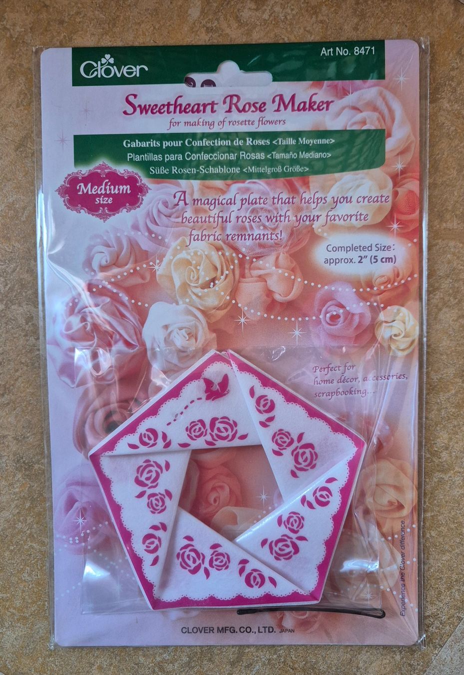 Schablonen: Clover Schablone Rose – Neu und originalverpackt aus Emmenbrücke von Levira8