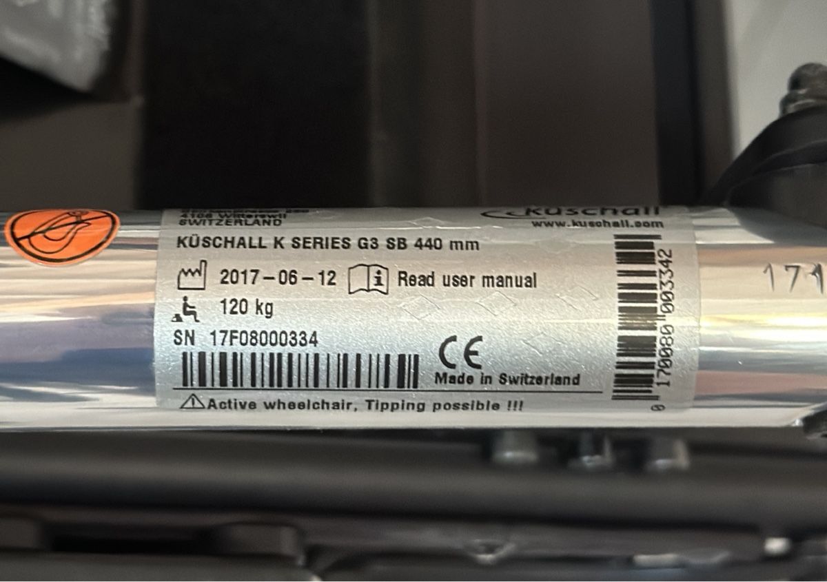 Sedie a rotelle: Küschall Rollstuhl K-Series – Nuovo (secondo la descrizione) da Schübelbach venduto da Kandija 6