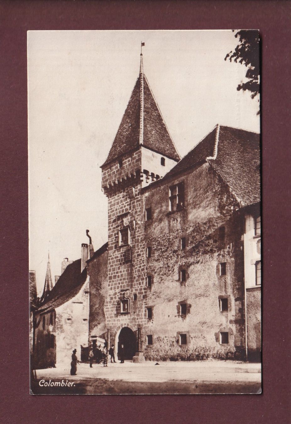 Ansichtskarten: COLOMBIER - Château - 1921 // pli // – Gebraucht aus Pully von nicecards