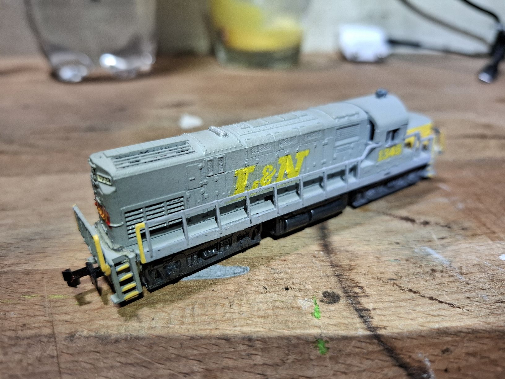 Modellini di ferrovie: Spur N Diesellok L&N – Difettoso da Flaach venduto da maniv6 1