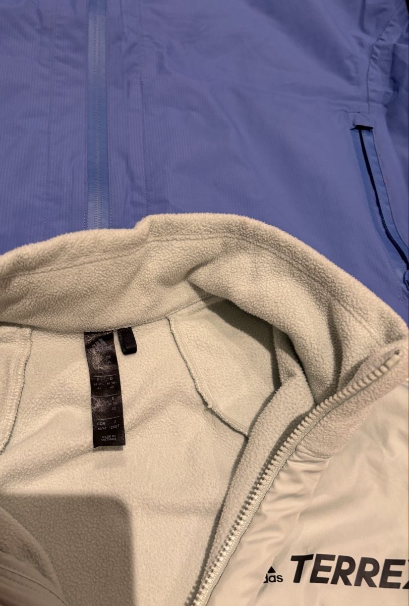 Adidas Giacche: Wanderset Adidas Terrex Fleece & Regenjacke – Usato da Glarus venduto da NaSaGaTh 1