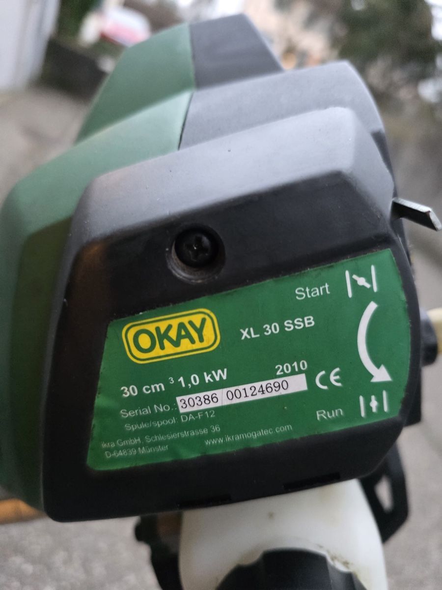 OKAY XL 30 SSB Motorsense / Rasentrimmer – 1.0 kW (Gebraucht) in ...