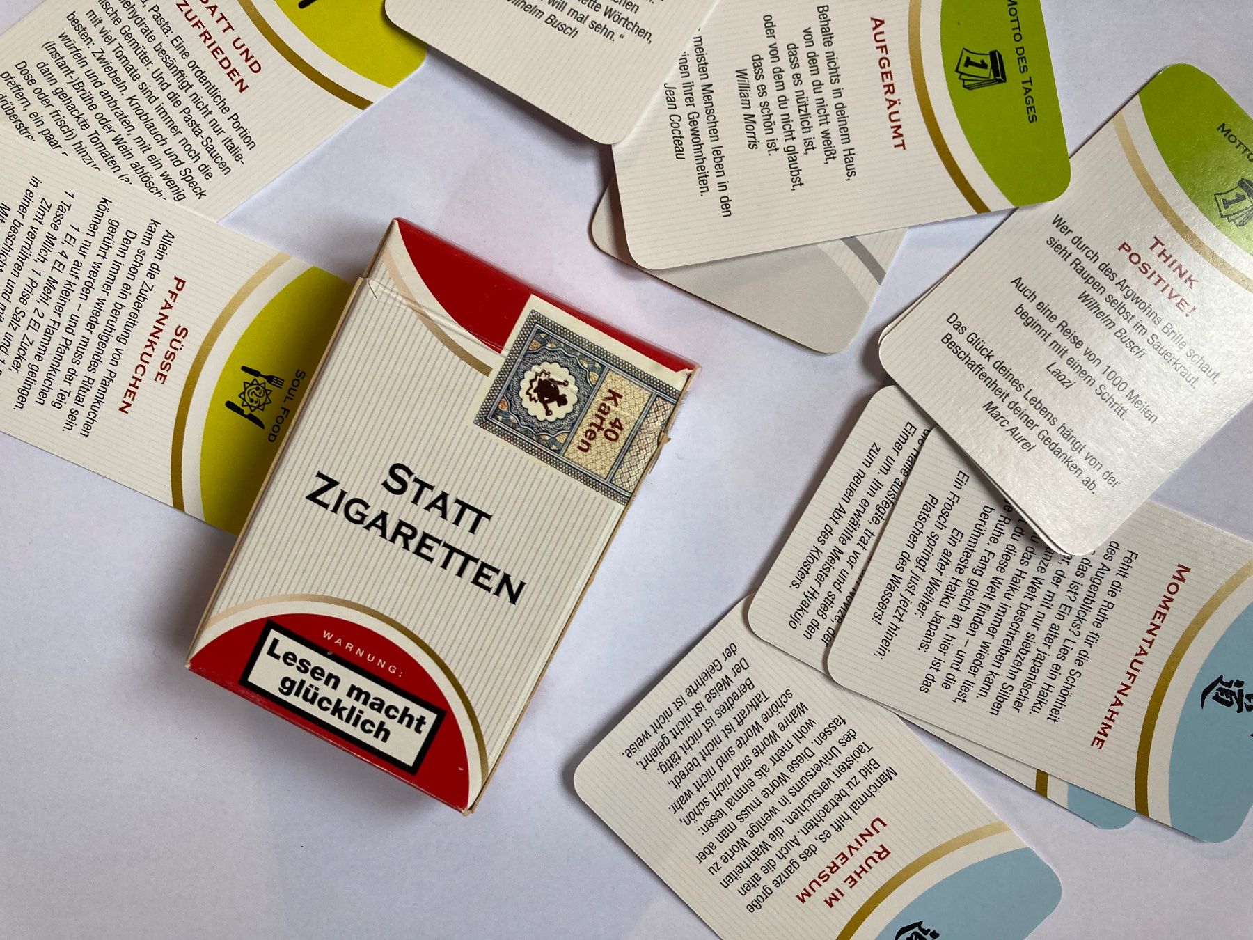 Cartoline: Statt Zigaretten: Inspirationskarten – Usato da Seuzach venduto da foifer