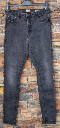 Jeans ONLY Gr. L32 Damen dunkelgrau highwaist skinny