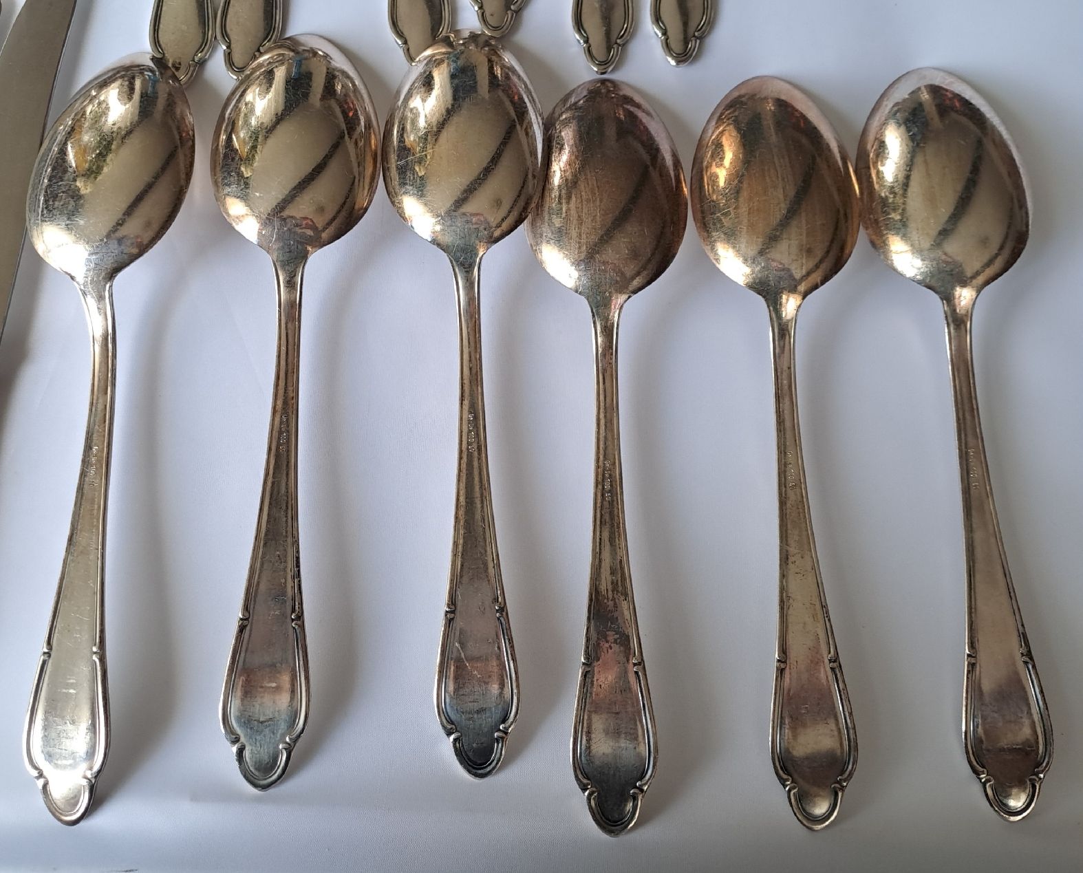 Set di posate: Versilbertes 100 Besteckset Ge - De   – Usato da Adliswil venduto da globill 2