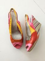  Bata Keilabsatz Sandalen farbig Gr 39