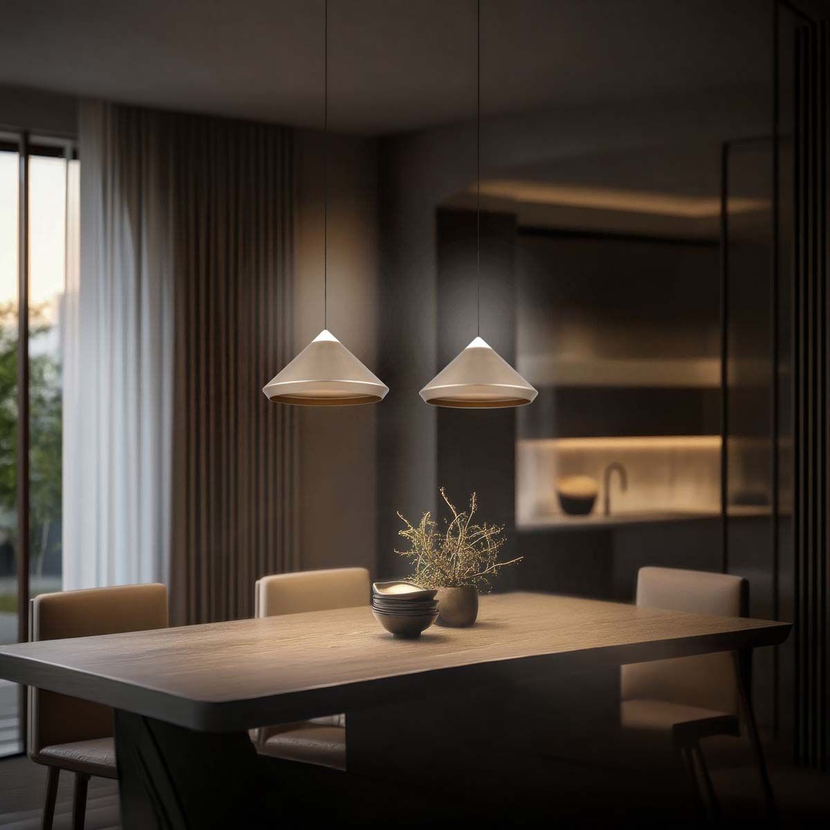 Lampadari & plafoniere: LED Pendelleuchte, Coffee, CCT, 30 cm Ø – Nuovo (secondo la descrizione) da Kreuzlingen venduto da Smart-Light 1