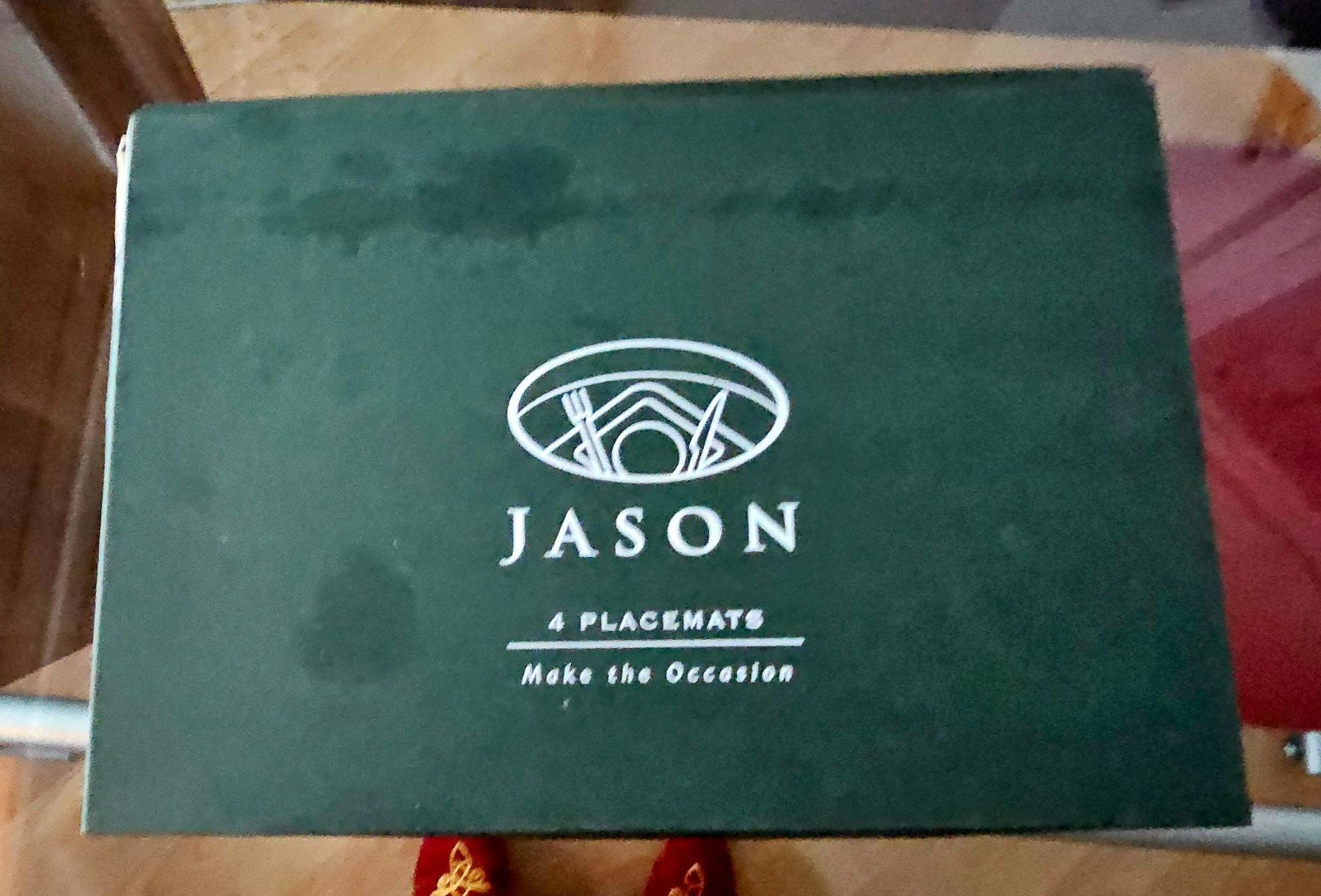 Set di tavolo e panche: DESIGNER JASON TISCHSET MIT UNTERSETZER – Nuovo (secondo la descrizione) da Luzern venduto da Jarunka44 6