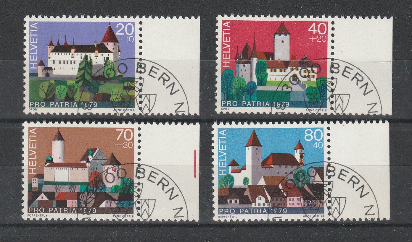 Tutti i francobolli: SUISSE Pro Patria 1979 Oblitérés – Usato da Bussigny venduto da jacky1953