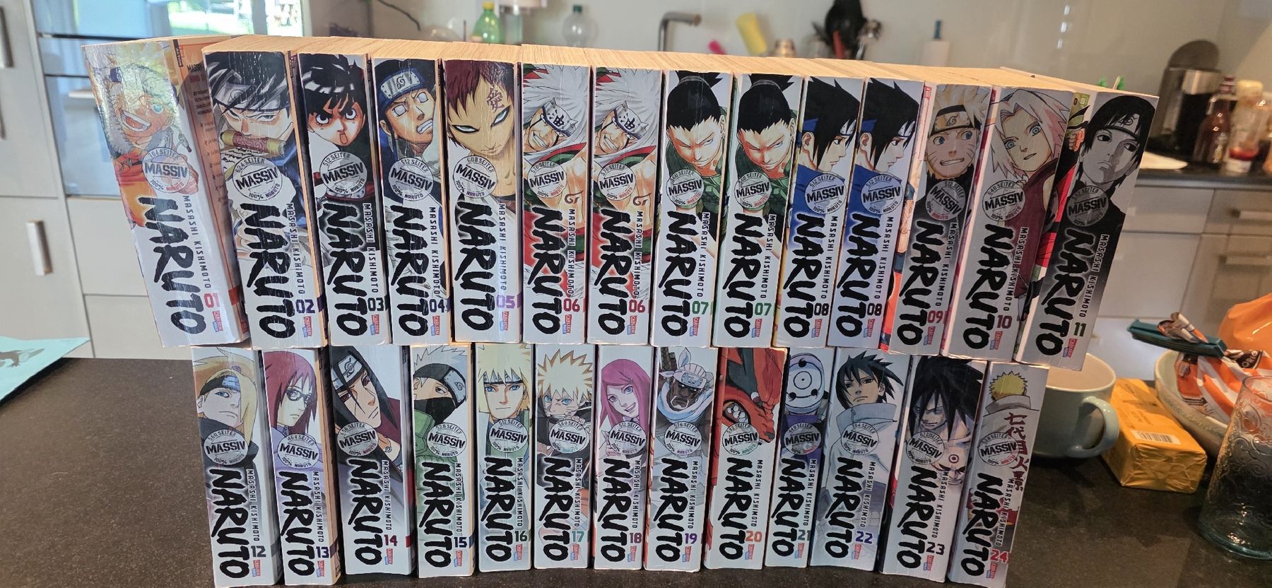 Bücher: Naruto Bücherreihe Nr 1 bis 24 – Gebraucht aus Au SG von siseli83