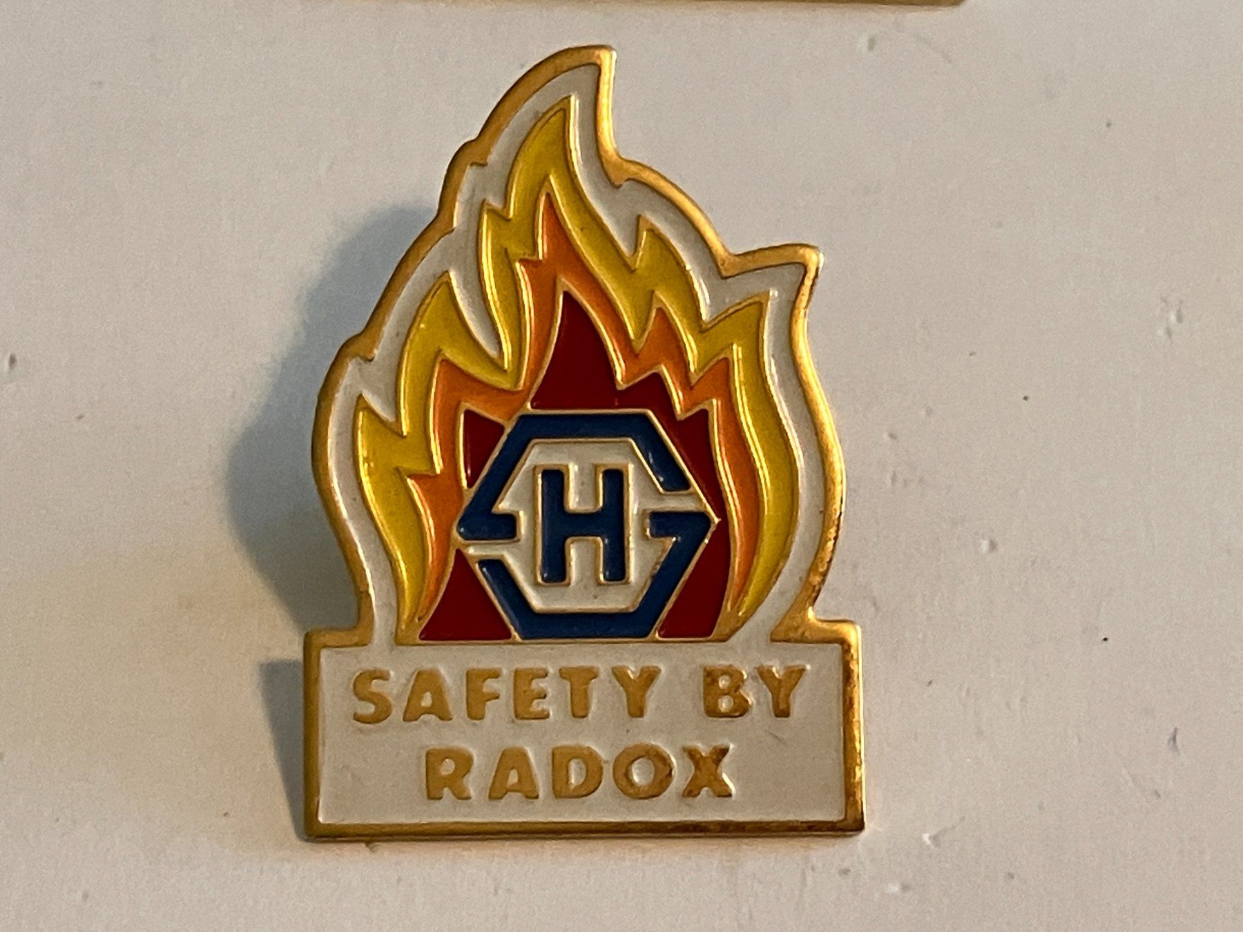 Placchette & Badge: 1 Pin Safety by Radox – Usato da Basel venduto da djwwpp