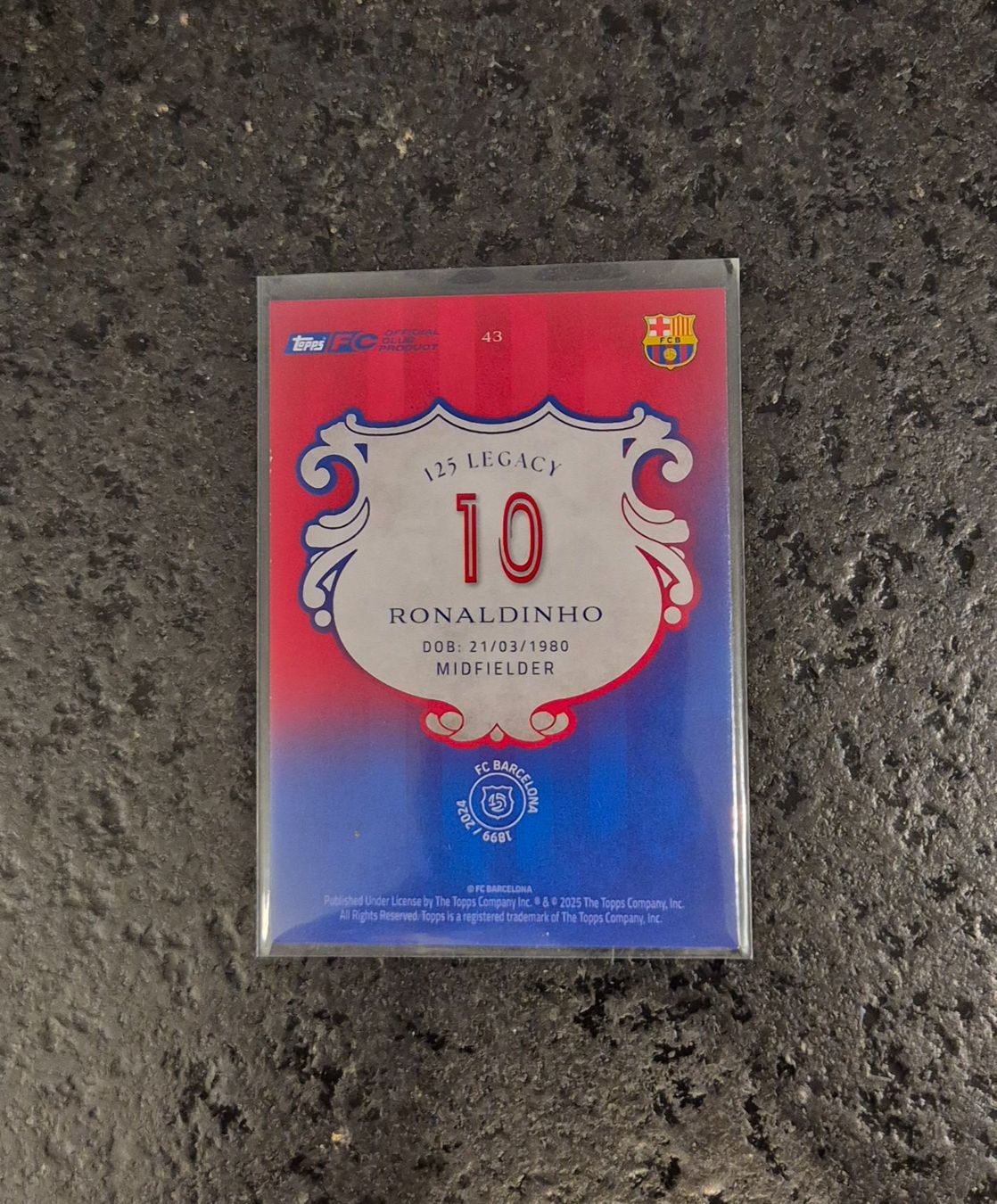 Topps Carte collezionabili: Ronaldinho - Barcelona - Topps – Nuovo (secondo la descrizione) da Burg AG venduto da Danoe 1