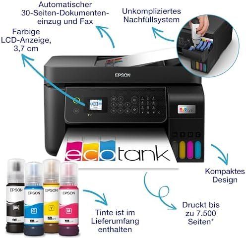 Drucker: EcoTank ET-4800 Tintentankdrucker Zuhaus Zuhause kleine – Neu und originalverpackt aus Hundwil von tec_mm27 4