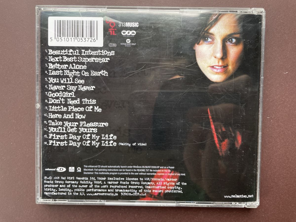 CD: Melanie C - Beautiful Intentions CD – Usato da Winterthur venduto da sue707 1
