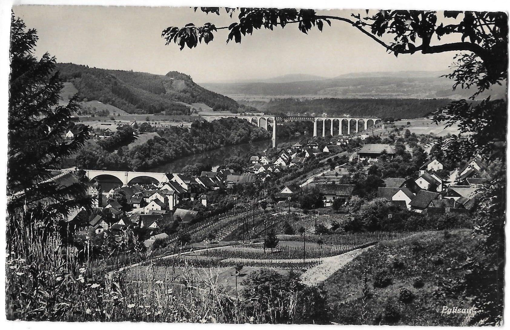 Cartoline postali: Eglisau Gesamtansicht – Usato da Olten venduto da clotaldi