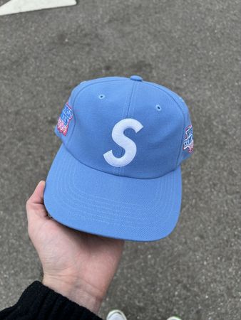 Supreme World Famous 1994 Cap Blau Original 10/10