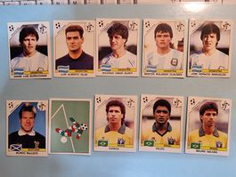 1990 panini italia 90 seltene sitckers super erhalten