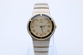 Eterna Galaxis Stahl / 18K Gold Quarz Armbanduhr
