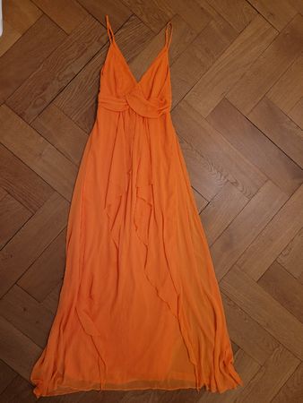 Bodenlanges Kleid, orange, ASOS