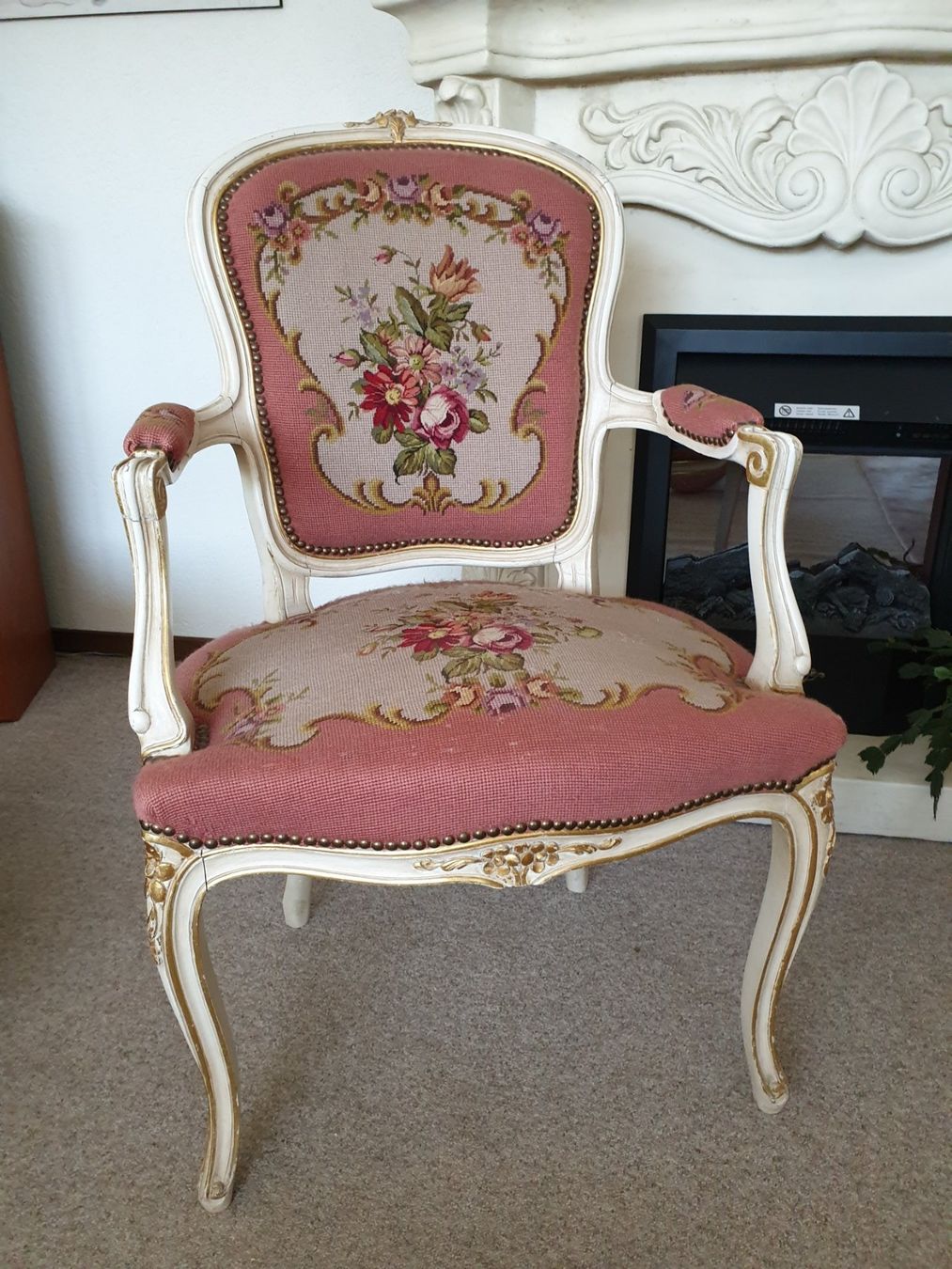 Poltrone: Gobelin-Sessel im Louis XV-Stil – Usato da Tuggen venduto da Mviola2