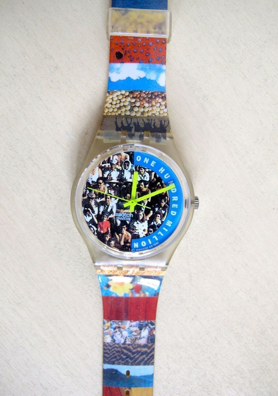 Swatch Orologi: Swatch One Hundred Million von 1992 – Nuovo e nell'imballaggio originale da Bern venduto da hippoism 1