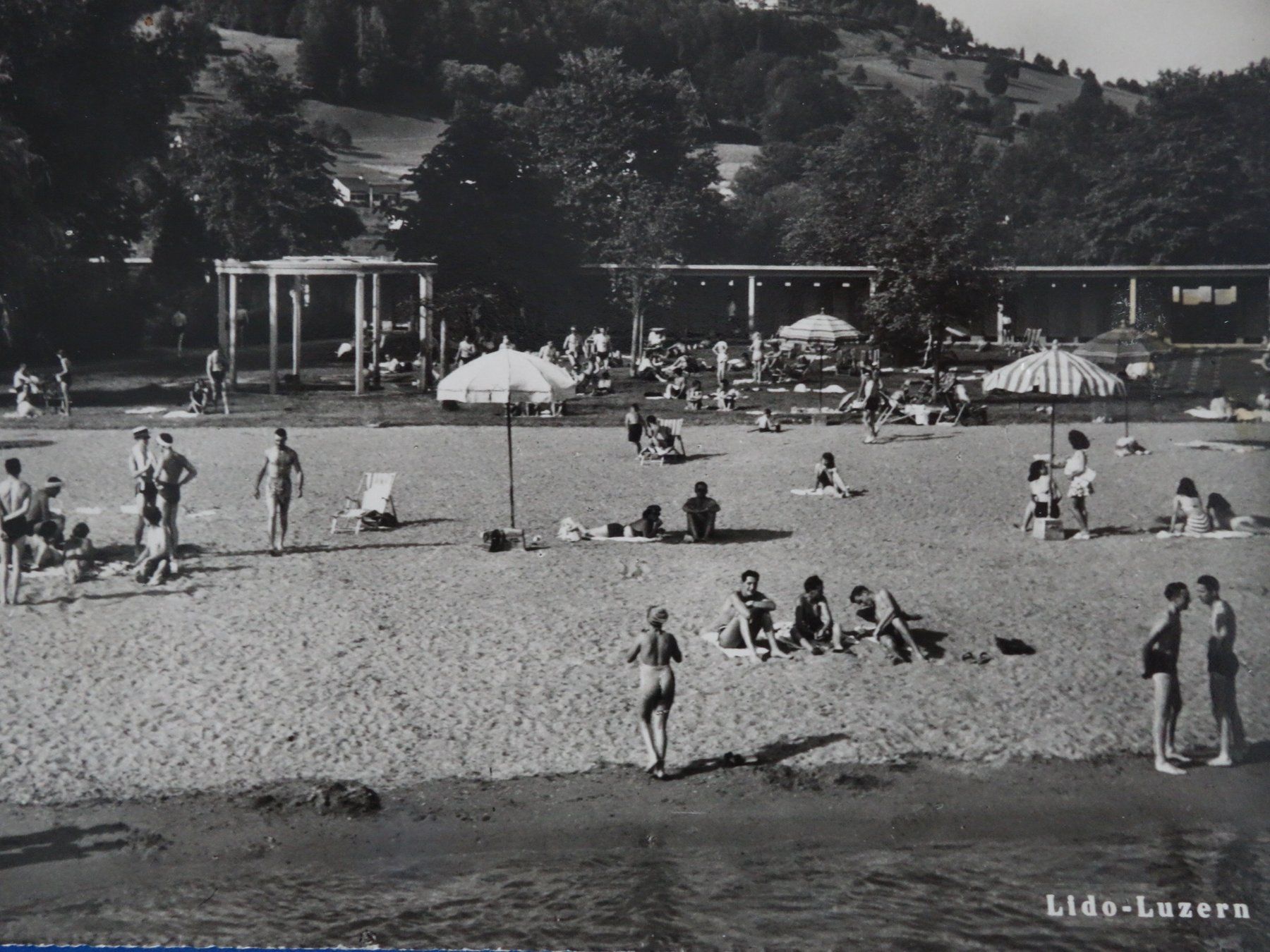 Cartes postales: LUZERN - Lido 1949 – D'occasion à Ibach par Ibanto 1