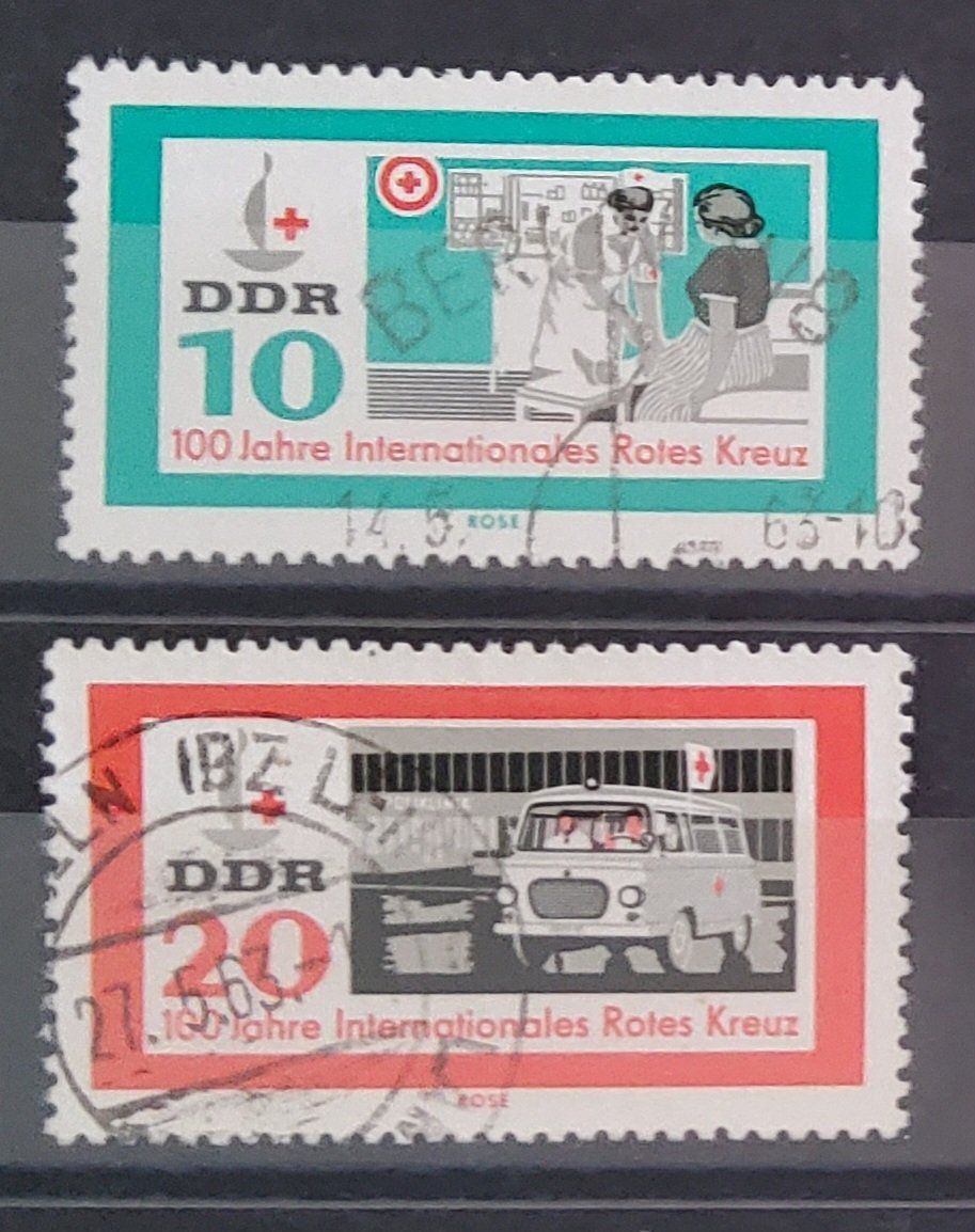 Tutti i francobolli: DDR - Rotes Kreuz, 1963, gestempelt – Usato da Buchrain venduto da mue_kru