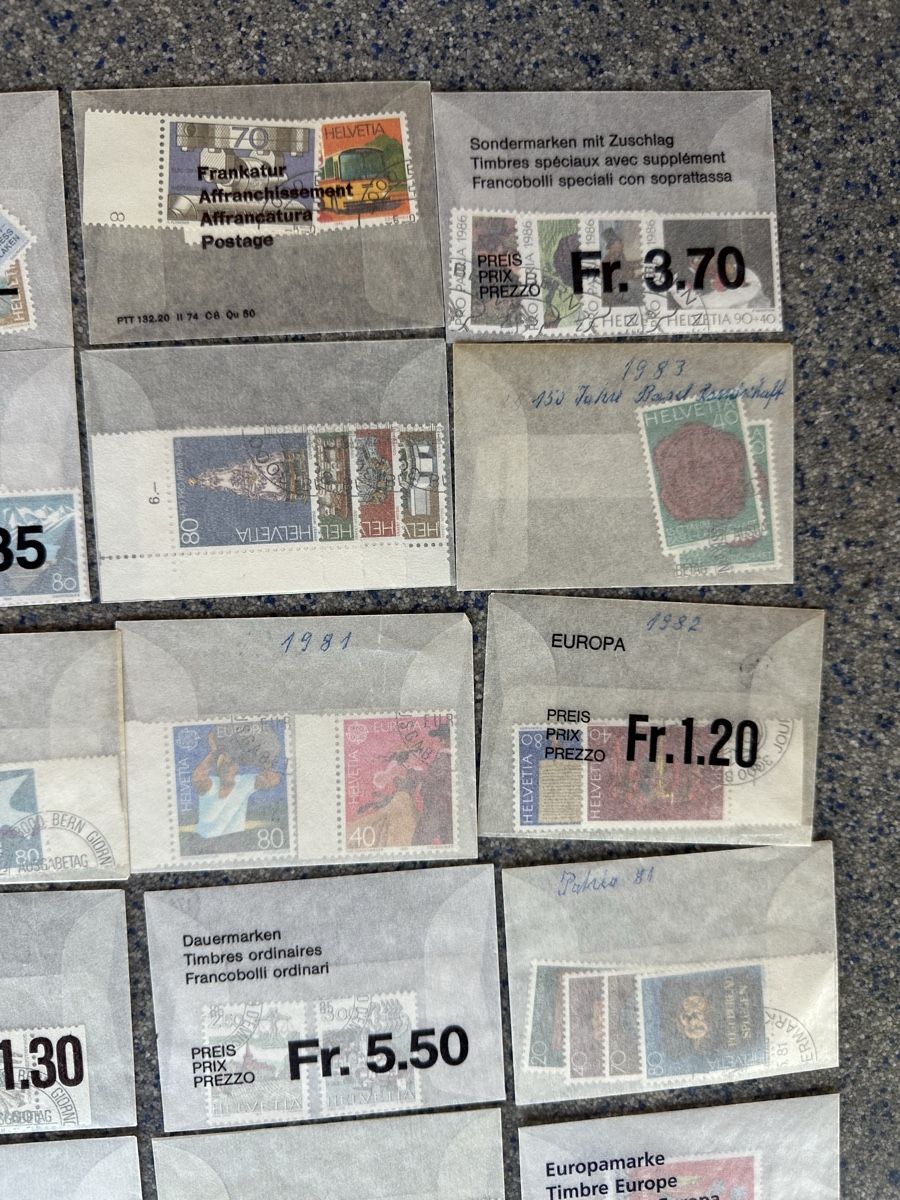 Alle Briefmarken: Schweiz - ABOWARE hoher Anschaffungswert – Gebraucht aus Schmitten / FR von Samsara169 4
