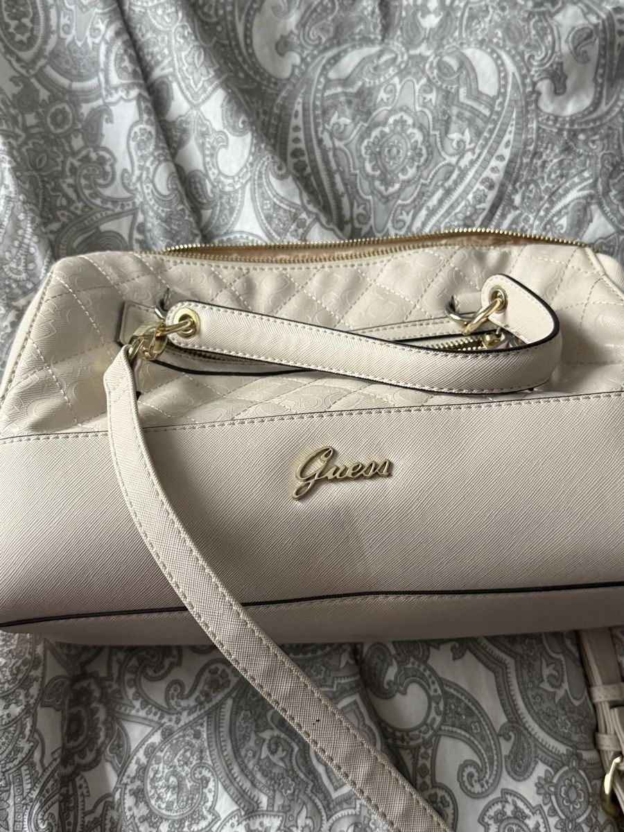 Guess Borse da donna: Sac à main Guess, couleur crème – Nuovo (secondo la descrizione) da Kreuzlingen venduto da Fatal02