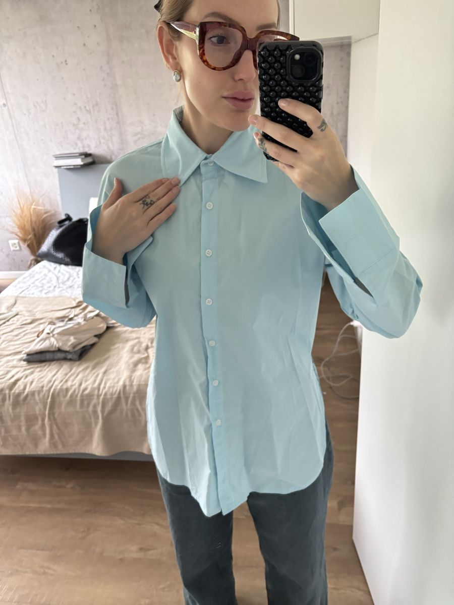 Zara Blusen: Chemise bleu ciel – Gebraucht aus Zürich von mps_9cp7 6