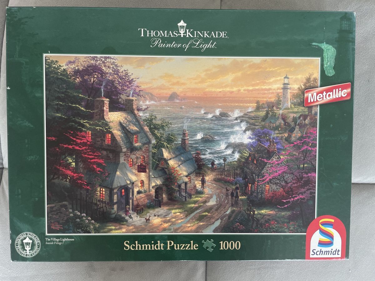 Puzzles: Kinkade Puzzle 1000 Teile, Metallic Edition – Gebraucht aus Neuhausen von kak_5bnw