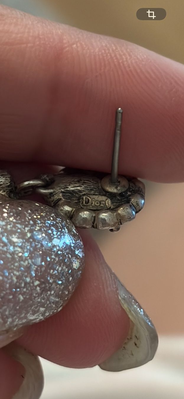 Dior Orecchini pendenti & Orecchini a lobo: Dior Vintage Ohrstecker – Usato da Uznach venduto da Vintage2022. 4
