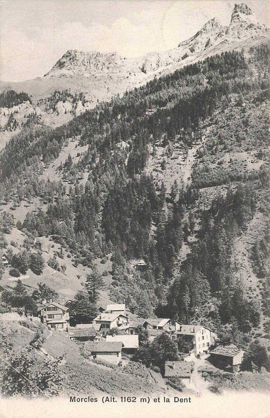 Cartoline postali: Morcles – Usato da Biasca venduto da Blenio71