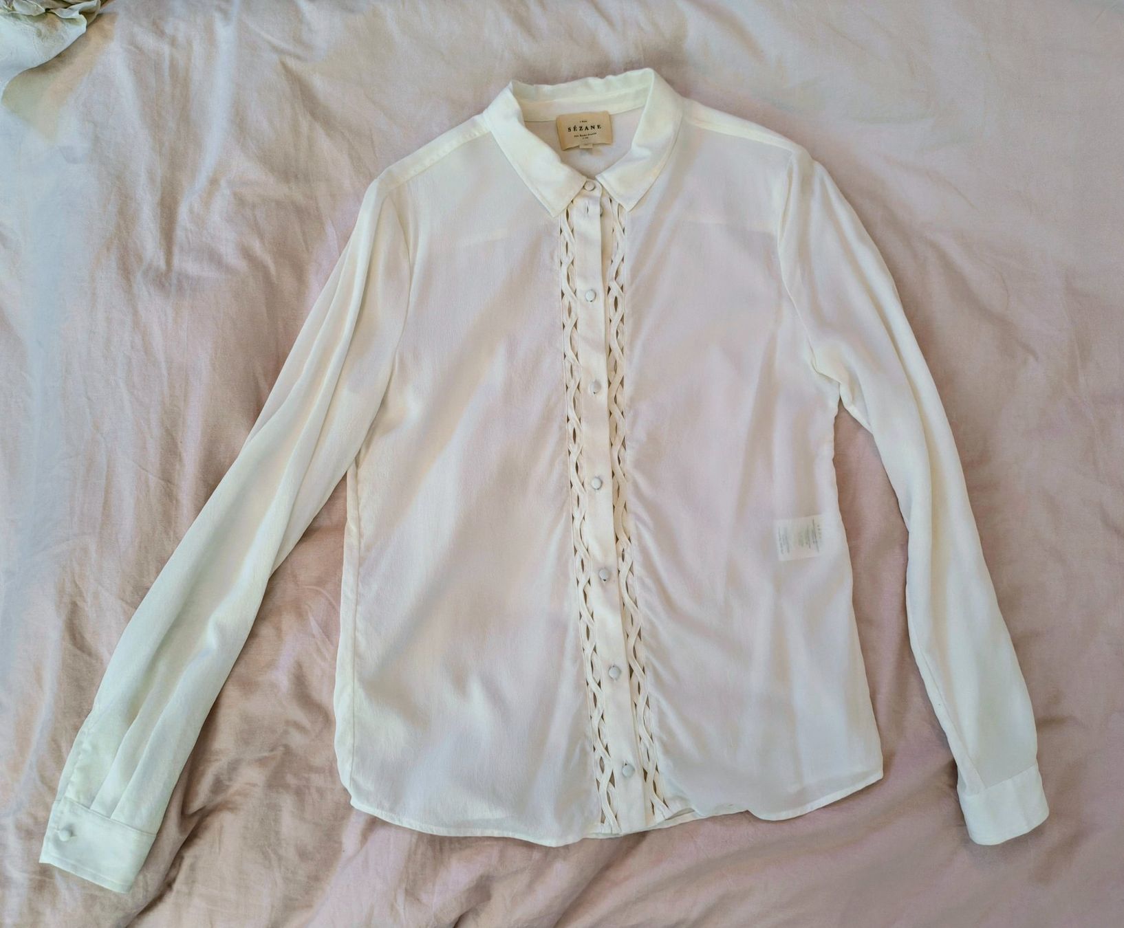 Sezane Blusen: Blouse Annira Sézane taille 36 – Neu (gemäss Beschreibung) aus Bulle von myerly 3