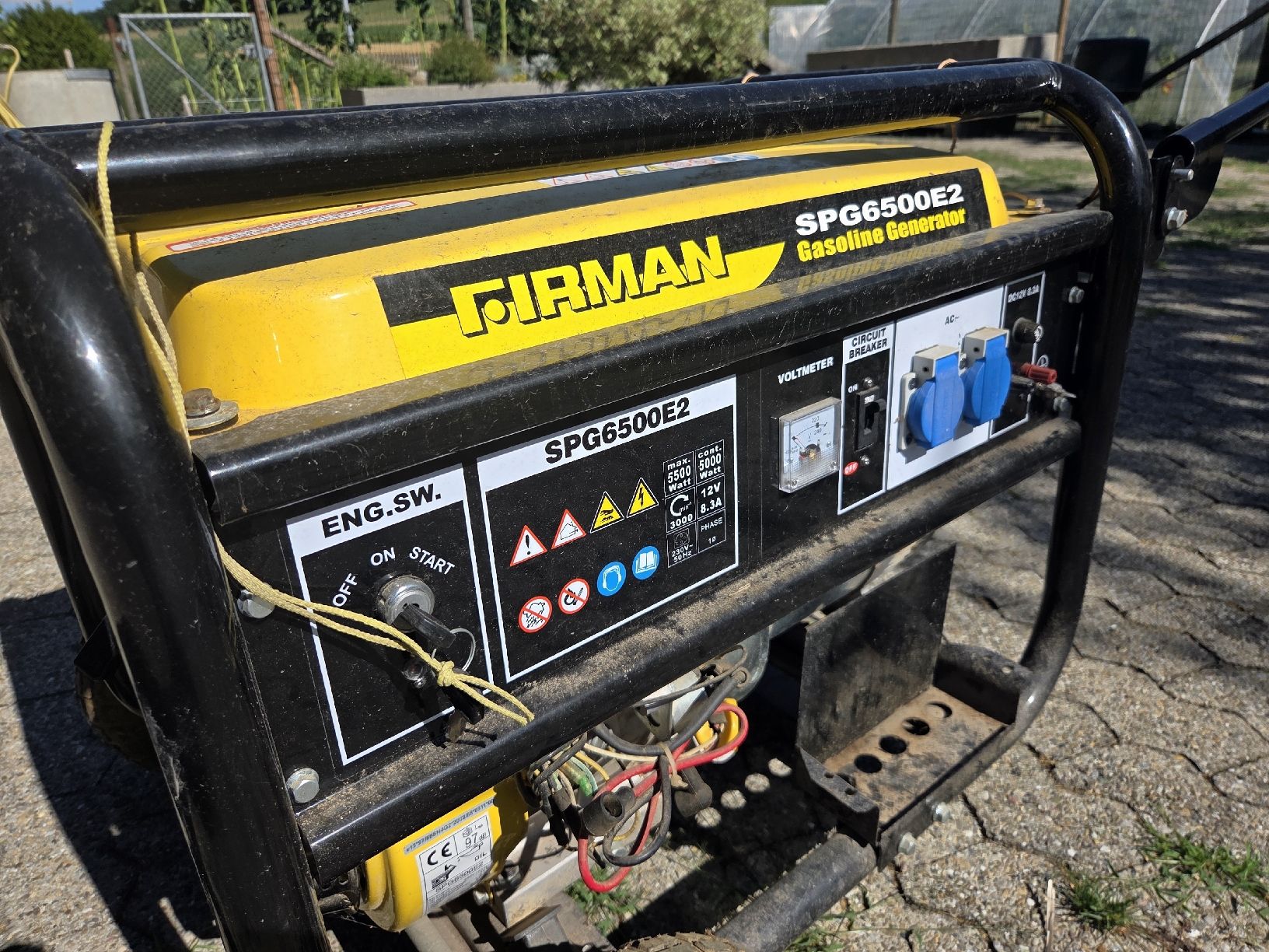 Generatori di corrente: Firman SPG6500E2 - Benzin Generator mit 5500 Watt – Usato da Lindau venduto da KundKL 1