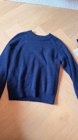 pull bleu marin zara taille S