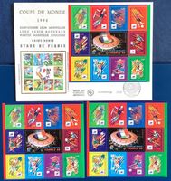 1998 Fussballmeisterschaft France 98’ - FDC + Block ** + ET