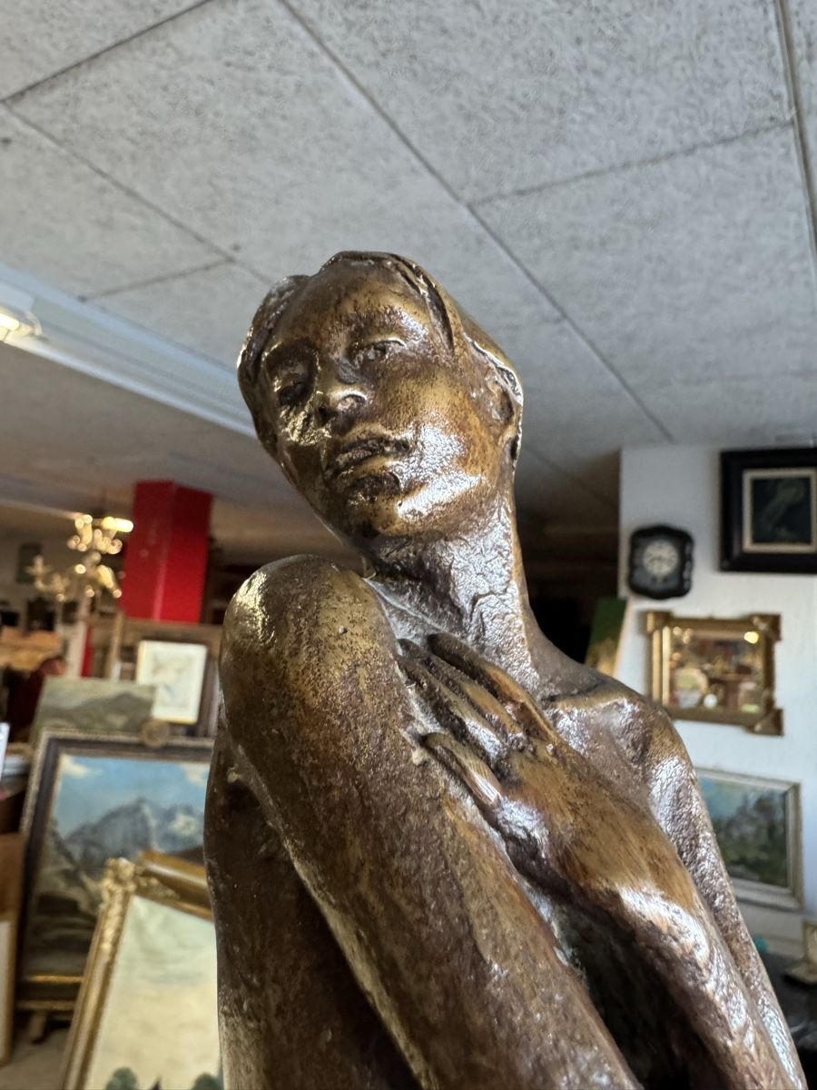 Skulpturen & Statuen: Leonardo Lucchi Skulptur Bronze Original  40 cm  – Gebraucht aus Frasnacht von Kulturpalast 6