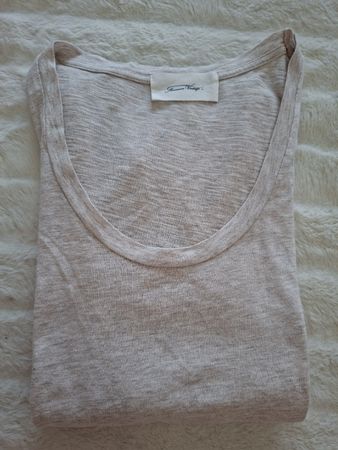 T-shirt American Vintage manches longues femme beige S