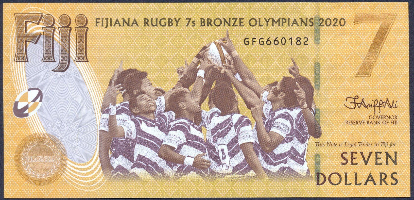 Banconote: Fiji 7 Dollar 2020 UNC, Commemorative – Nuovo (secondo la descrizione) da Schliern b. Köniz venduto da pizzitaxi