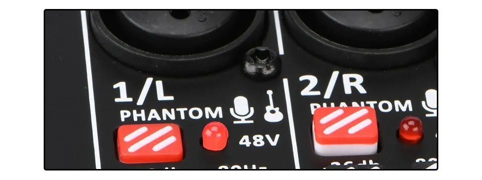 Console di mixaggio: Mini-Konsole Assad 4 Kanäle professionelles Bluetooth Record – Nuovo e nell'imballaggio originale da Genève venduto da Top-Trend 2