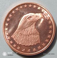 MEDAILLE - MORGAN - E.PLURIBUS.UNUM - FEINKUPFER .999 - NEU