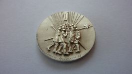 Silbermedaille : Franco Annoni , Schlacht bei Näfels 1388
